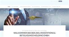 Desktop Screenshot of akilholding.de